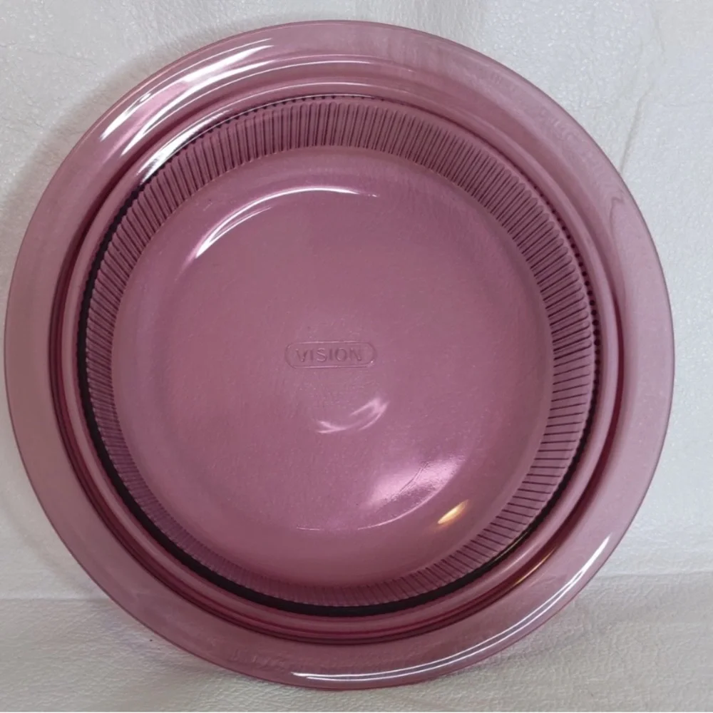Pyrex Pink Glass Casserole Dish with Lid